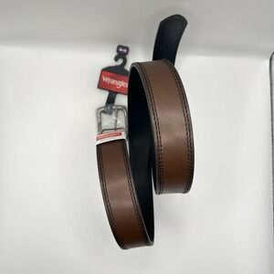 Wrangler Reversible Belt 46-48 Brown Black Work Office Classic Minimalist